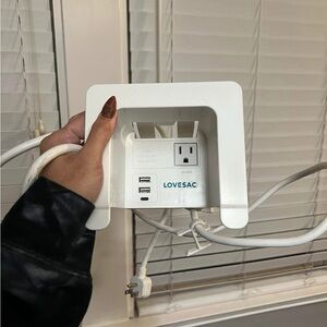 Lovesac Power Hub with USB and Outlet